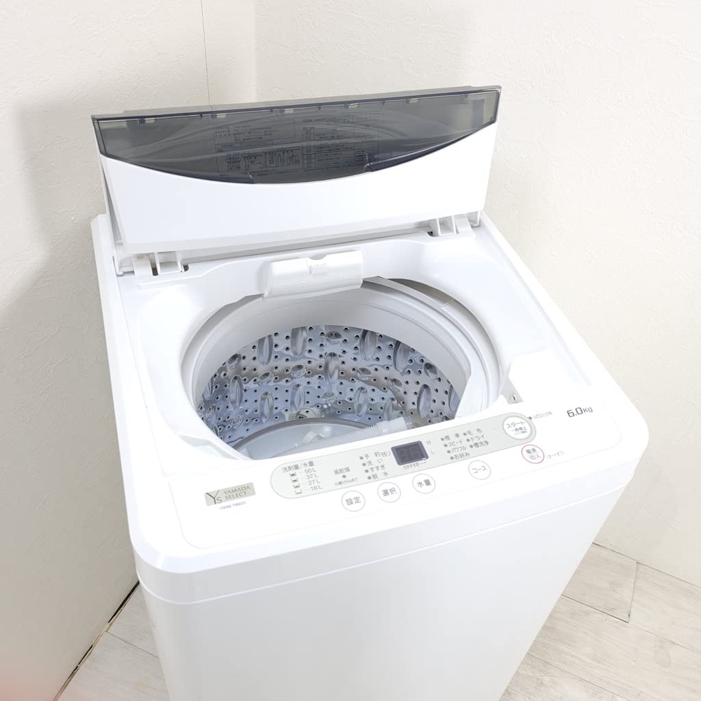 Amazon.co.jp: YAMADA SELECT YWM-T60G1 6.0kg 全自動洗濯機 : ホーム