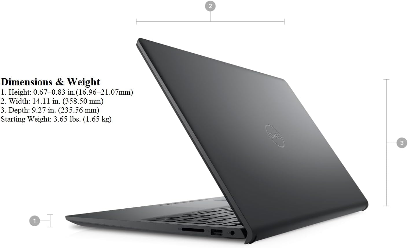 Amazon.com: Dell 2023 Inspiron 15 Business Laptop, 15.6