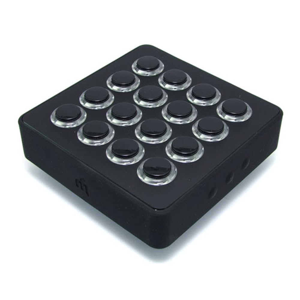 Amazon | DJ TechTools Midi Fighter Spectra (BLACK) MFSP-BLACK