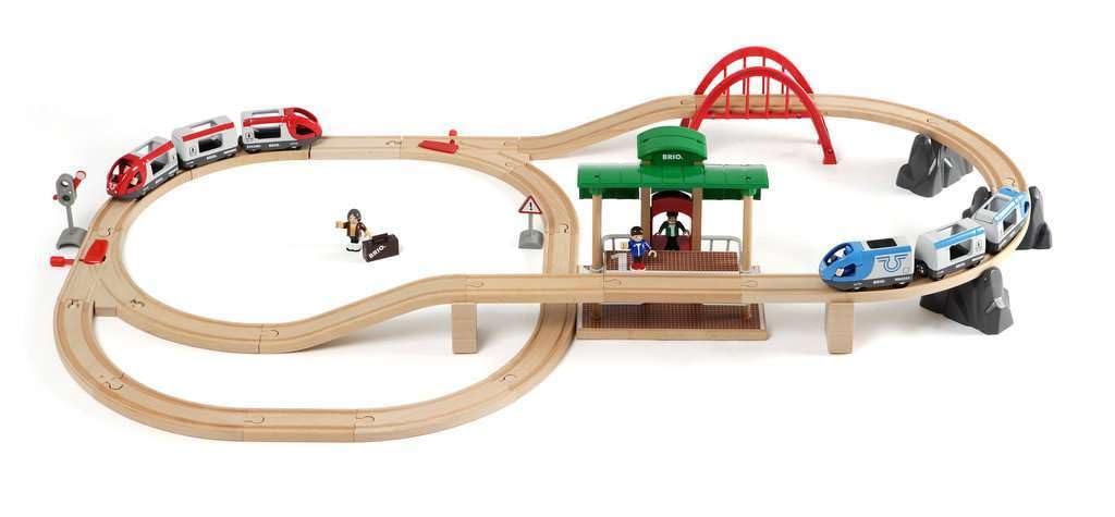Amazon.co.jp: BRIO (ブリオ) トラベルレールセット [全42ピース