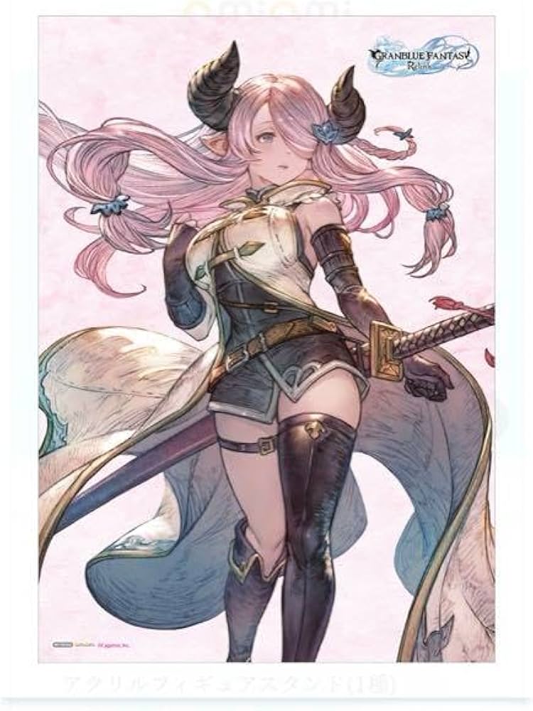 Amazon.co.jp: グラブル リリンク ナルメア クリアポスター URAE