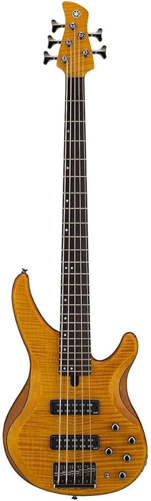 Amazon.com: Yamaha TRBX605 5-String Flamed Maple Bass Guitar