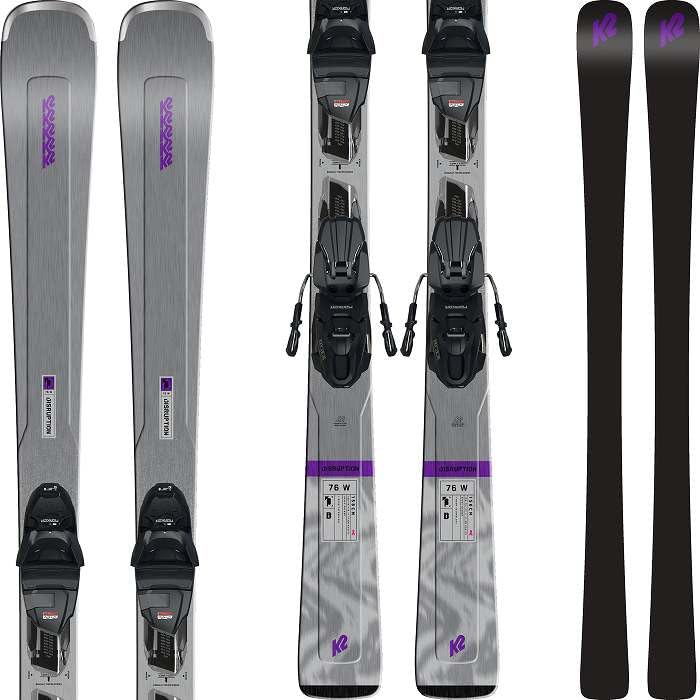Amazon | ケーツー スキー板 2025 K2 DISRUPTION 76 W QUIKCLIK FREE +
