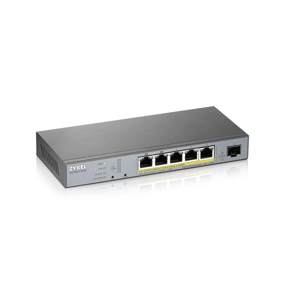 Amazon.com: Zyxel 5-Port Gigabit PoE+ Switch | Smart-Managed | 3x