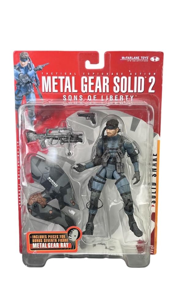 Amazon.co.jp: マクファーレン・トイズ メタルギアソリッド2 ソリッド