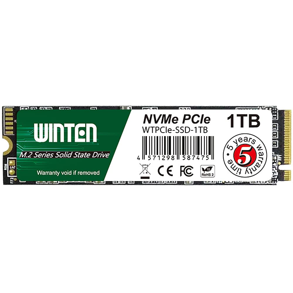 Amazon | WINTEN SSD 1TB M.2 2280 NVMe PCIe Gen3x4 最大読取3100MB/s