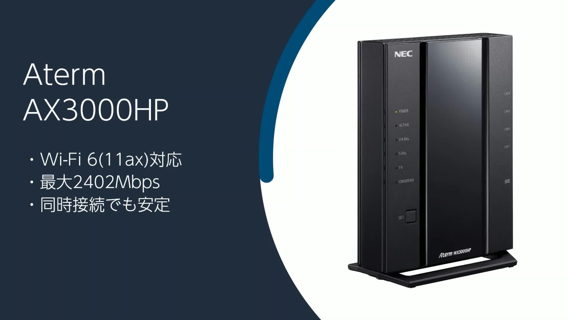 Amazon.co.jp: 【Amazon.co.jp 限定】NEC Aterm 無線LAN Wi-Fi 6