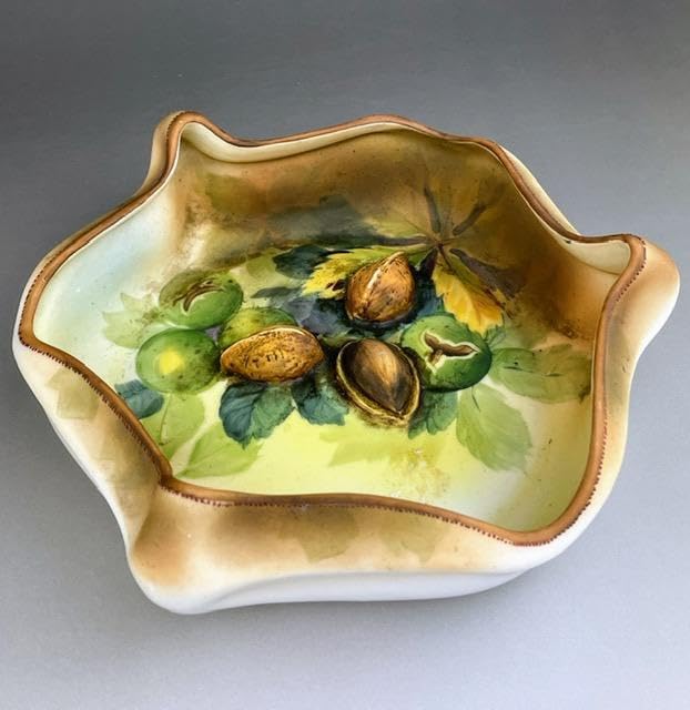 Amazon.co.jp: オールドノリタケ モールド 3D ナッツボウル 胡桃