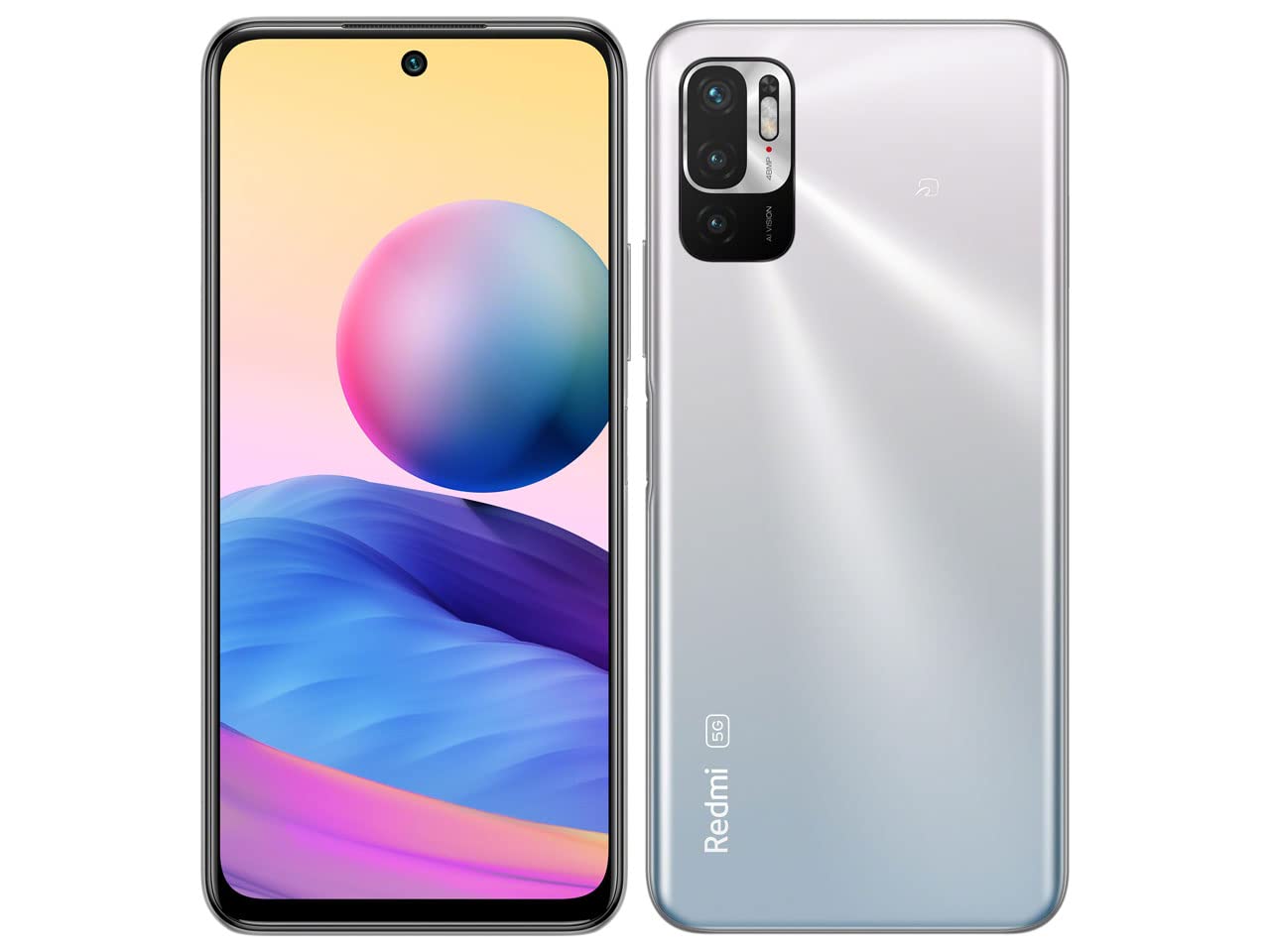 Amazon | SIMフリー AU Redmi Note 10 JE XIG02 [クロームシルバー