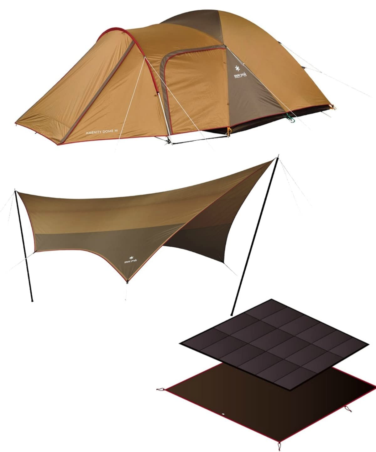 Amazon.co.jp: スノーピーク(snow peak)野遊びセット アメニティドーム