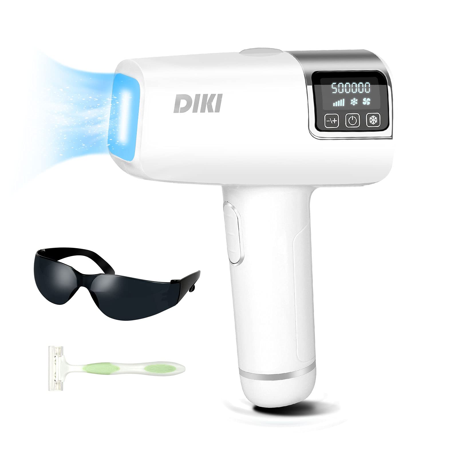 Amazon | DIKI 脱毛器 冷感 レディースシェーバー 男女兼用 ムダ毛ケア