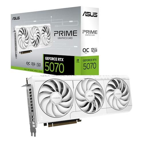 ASUS The SFF-Ready Prime GeForce RTX™ 5070 12GB GDDR7 White OC