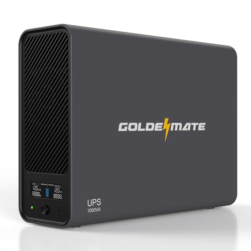 Amazon.co.jp: GOLDENMATE 無停電電源装置 UPS 1000VA Pro/800W リン酸