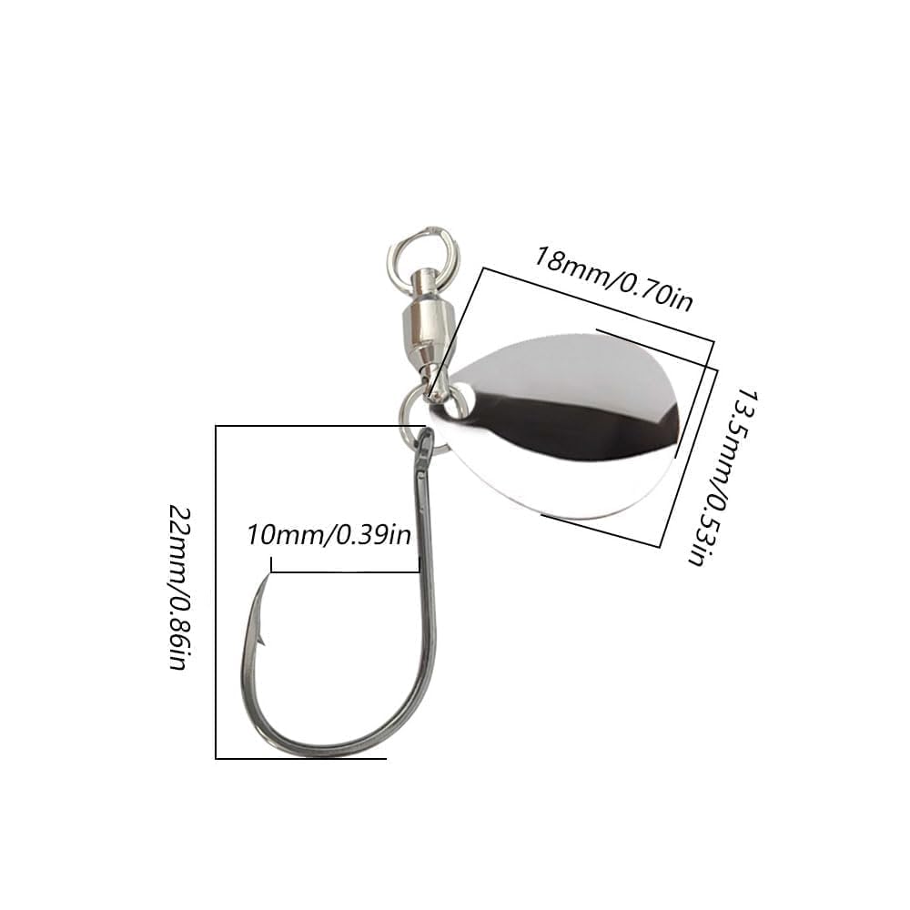 Amazon | コロラドブレード 回転コロラドブレード ブレードジギング用