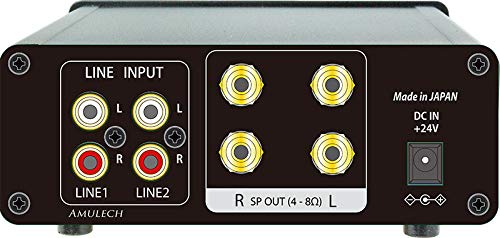 Amazon | Amulech 小型・ アナログ2入力 60W+60W（4Ω）ステレオ