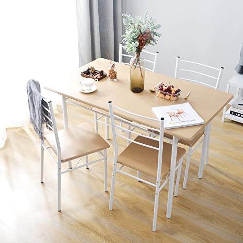 ニトリの4人用ダイニングテーブルセット！北欧ナチュラルで人気の