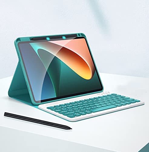 Amazon.co.jp: Xiaomi Pad 5 キーボードケース ペンホルダー付き 丸い