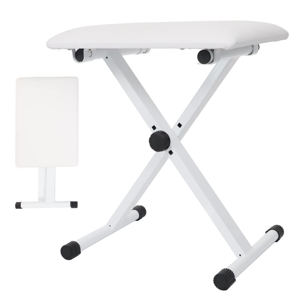 Amazon.co.jp: Carina ピアノ椅子 X型 キーボードチェア イス 3段高さ