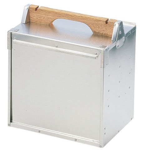 Amazon.co.jp: アルミ出前箱(岡持ち) ランチ用 3段(3ヶ入) 間口335mm