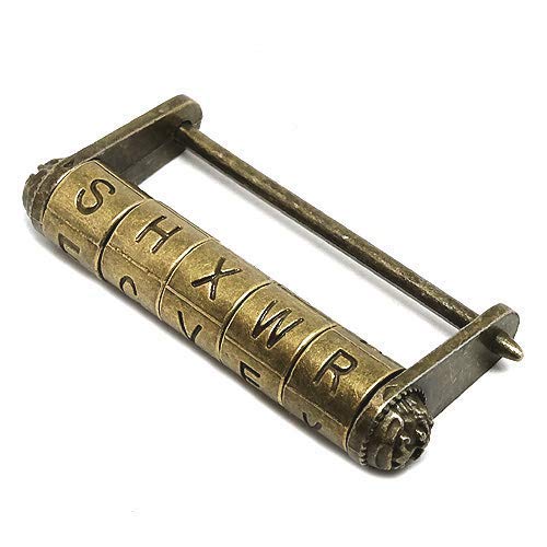 Amazon | 真鍮製 錠前（アルファベット）/ 鍵 カギ ロック 南京錠