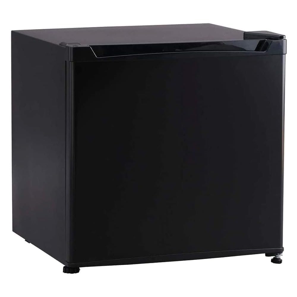 Amazon | 小型 冷蔵庫 46L ブラック 幅47cm 直冷式 1ドア 右開き 新