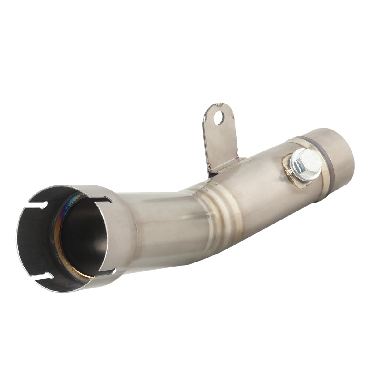 Amazon | 中間パイプ エキゾーストパイプ ZX-6R 2023-2024年 チタン