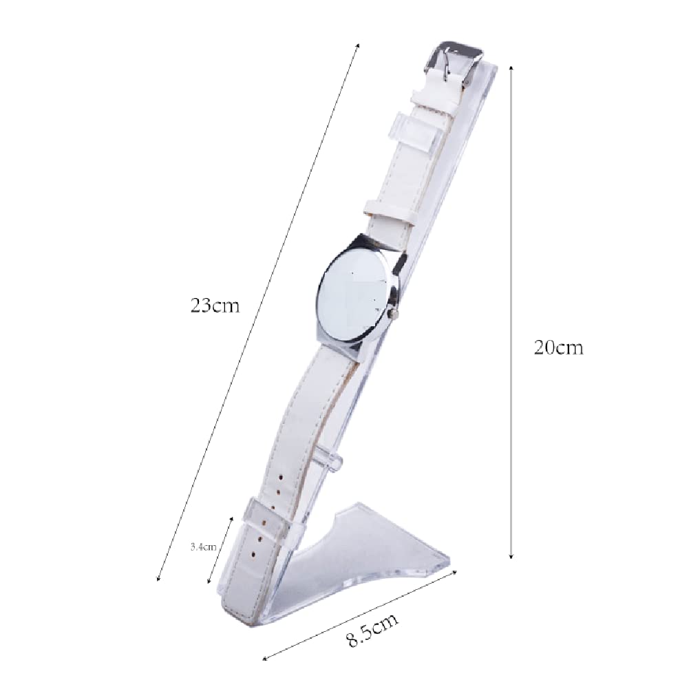 Amazon.co.jp: luzen アクリル腕時計ディスプレイスタンド L型 縦型