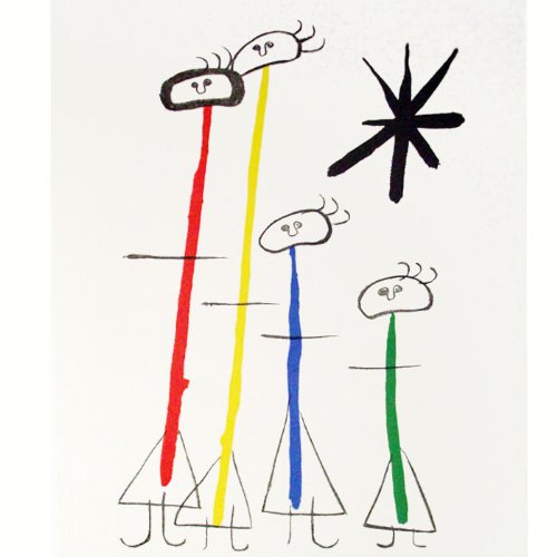 Amazon.co.jp: ポスター ジョアン ミロ Parler seul Lithographie