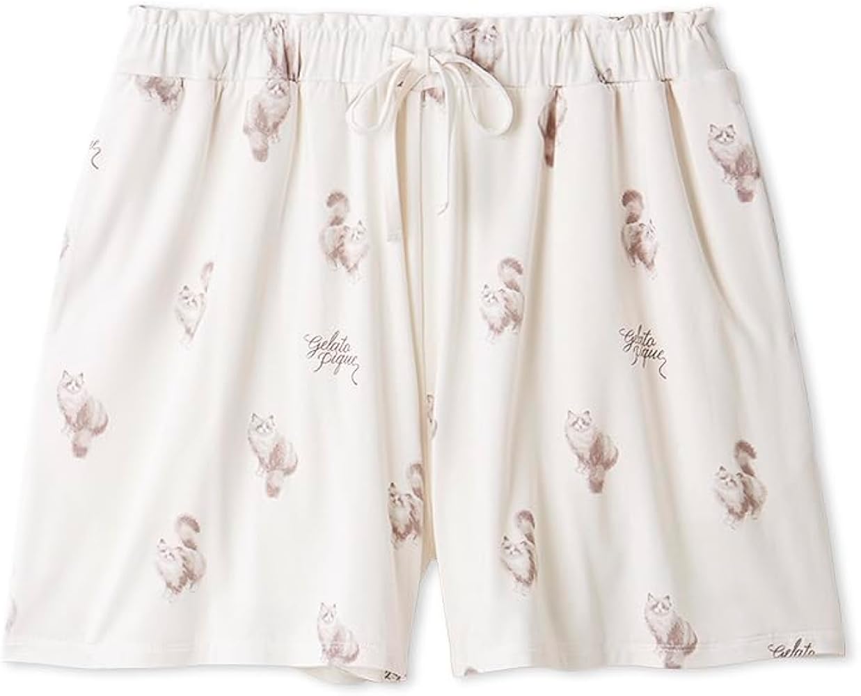 Amazon | [ジェラート ピケ] CAT柄ショートパンツ PWCP252265