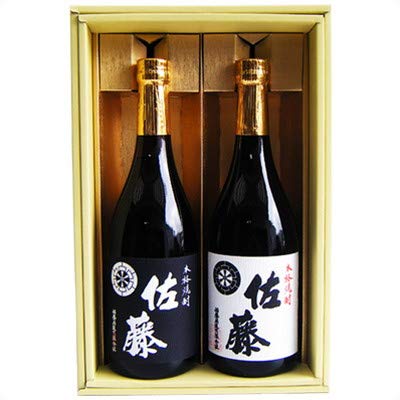 Amazon.co.jp: 佐藤酒造 佐藤 黒 佐藤 白 焼酎セット (720ml×2本