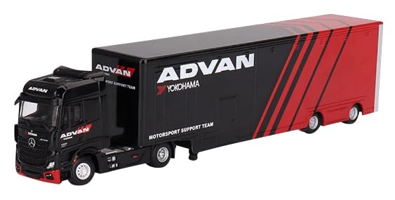 Amazon.com: MINI GT - Mercedes-Benz Actros w/Racing Transporter