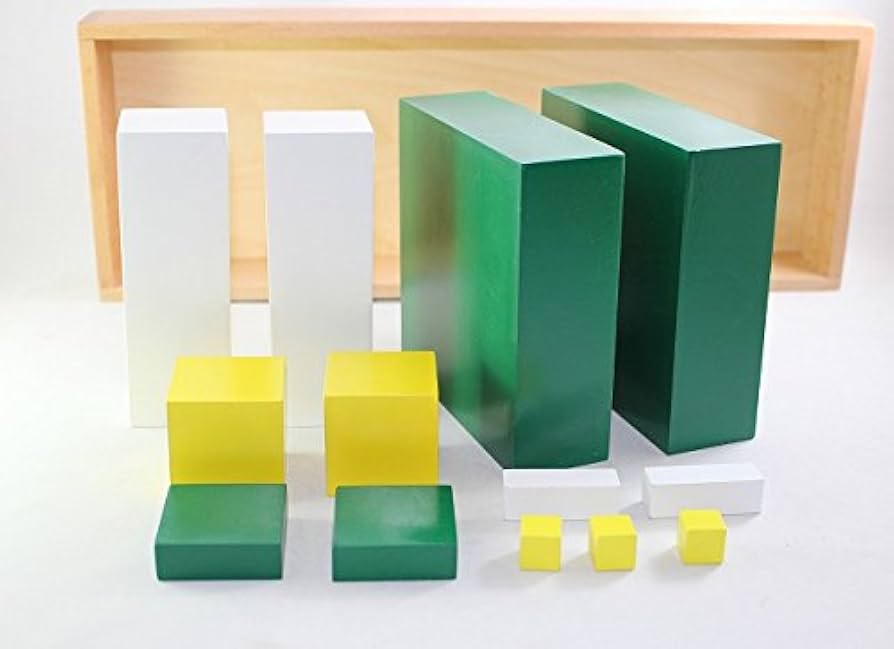 Amazon.co.jp: モンテッソーリ 3の累乗キューブ Power of 3 Cube