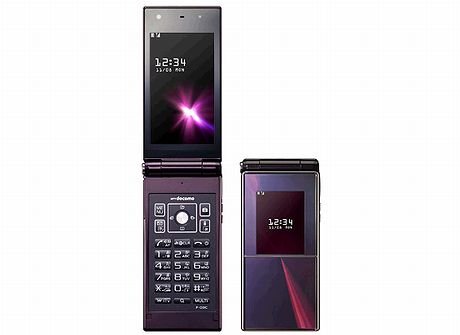 Amazon | F-03C パープル 携帯電話 白ロム ドコモ docomo 富士通