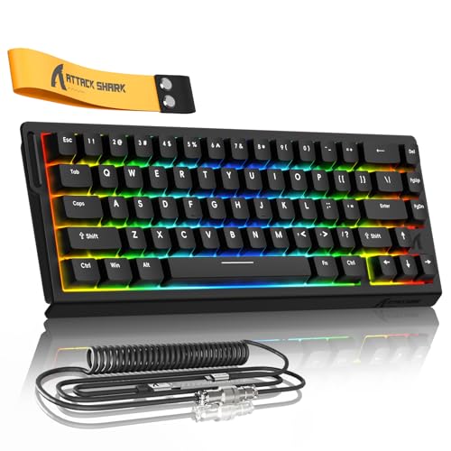 Amazon | ATTACK SHARKxMAMBASNAKE X68 HEゲーミングキーボード