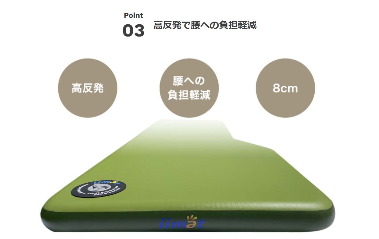 Amazon.co.jp: iimat 車中泊マット エアーマット キャンプマット 普通