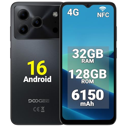 Amazon | DOOGEE Note56 Pro スマホ Android 16 SIMフリー｜32GB+128GB
