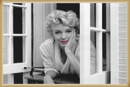 額装品/マリリン モンロー Pink Lips/サム ショー