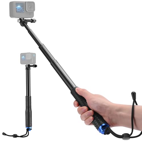 Amazon | GoPro用 水中 自撮り棒, 93cm 防水延長ポール 3段伸縮 セルカ