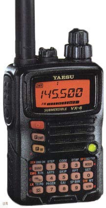 Amazon.com: Tri-Band Yaesu VX-6R Submersible Amateur Ham Radio