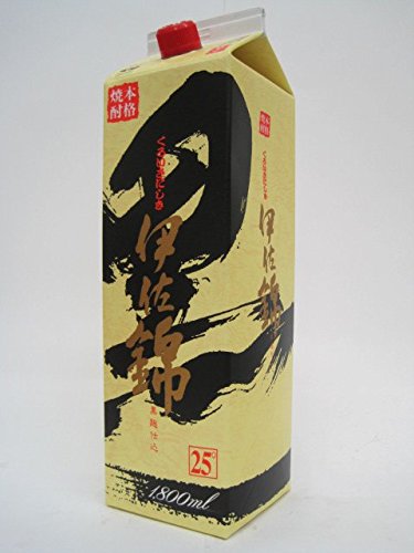 Amazon.co.jp: 大口酒造 黒伊佐錦 紙パック 芋焼酎 25度 1800ml : 食品