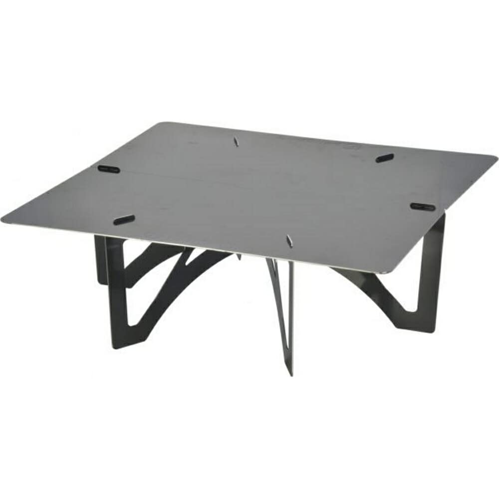 Amazon.co.jp: [ベルモント] 黒皮 焚き火テーブル BM-155 : スポーツ