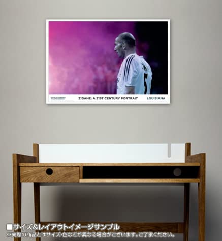 Amazon.co.jp: ポスター ダグラス ゴードン Zidane(ジダン）21st