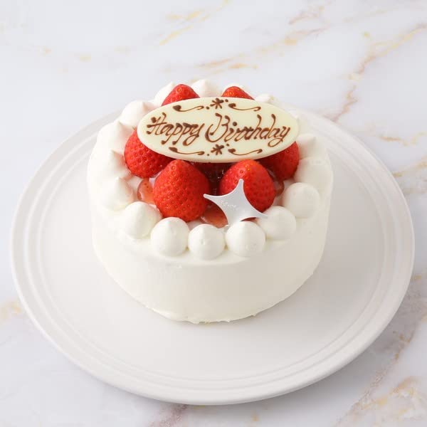 Amazon.co.jp: Cake.jp Raw Strawberry Special Shortcake, No. 4, 4.7