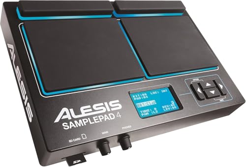 Amazon | Alesis サンプリングパッド 4つのドラムパッド 電子