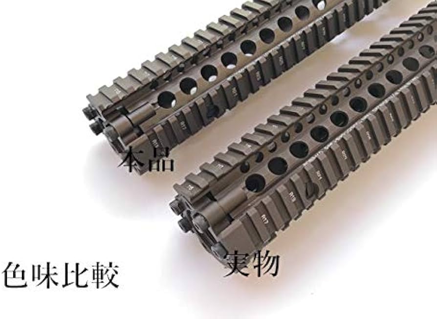 Amazon.co.jp: 6mmtac DANIEL DEFENSEタイプ MK18 mod1 ras2 FDE 9.5