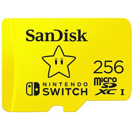 Amazon | SanDisk 256GB Nintendo Switch MicroSDXCカード メモリー