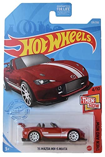Amazon.com: Hot Wheels '15 Mazda MX 5 Miata, [red] 129/250 Then