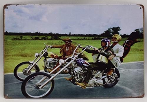 Amazon.co.jp: イージーライダー カラー写真 金属製 メタルサイン