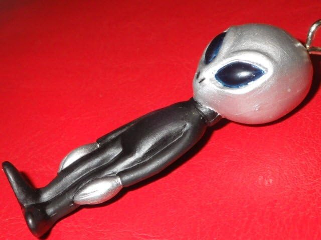 Amazon.co.jp: 90'S 宇宙人 キーホルダー 13 グレイ 黒 エイリアン UFO