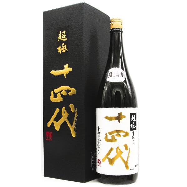 Amazon.co.jp: 十四代 中取り純米大吟醸 超極 1800ml : 食品・飲料・お酒